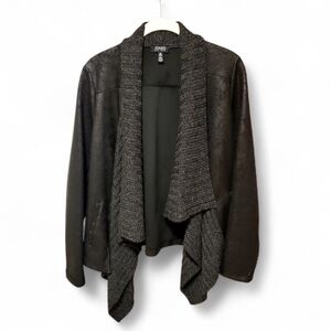 Jones New York Mixed Media Jacket Size Large L